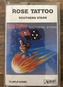 ROSE TATTOO Southern Stars CASSETTE TAPE Oz 1984 Angry Anderson Rare - Very Good - Picture 1 of 5
