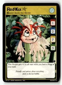 Neopets TCG - Red Koi 93/200 - Travels in Neopia 2006 - Picture 1 of 4