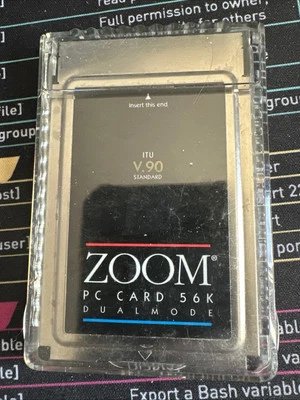 Zoom PC Card 56k Dual Mode  - Image 1 of 2