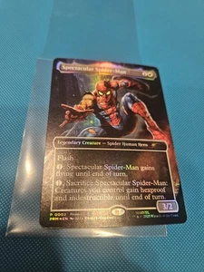 Magic The Gathering MTG Marvel Legends  Spectacular Spider-Man Promo Card - Picture 1 of 3
