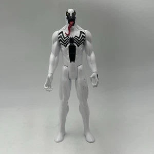 12" Rare Anti White Venom Spider-man Super Hero Action Figure Titan Hero 2014 - Picture 1 of 6