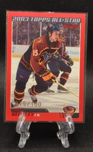 2003-04 O-Pee-Chee Dany Heatley All-Star Red 19/100 #301 - Picture 1 of 2