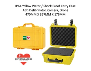 Yellow Waterproof Case IP64 In Defibrillator AED, camera, drone, pick a foam - Picture 1 of 1