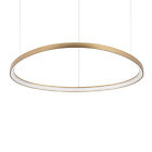 Leuchter Led- Modernes Design D.105cm für Büro Wohnzimmer Gold DL1778