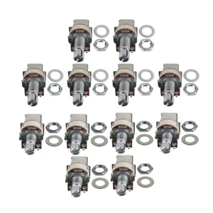 Potenciómetro de empuje FLEOR 12 piezas A250 y B250K ollas tono de volumen eje dividido largo - Imagen 1 de 9