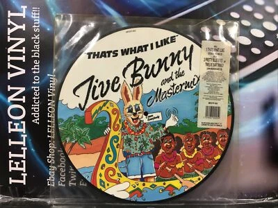 Jive Bunny Thats What I Like 12” Single Pic Disc Vinyl Record MFDTP002 Pop 80’s - Image 1 of 4