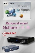 Renew Gshare 1 Year official Server : Starsat , Geant ,Qviart , Tiger ...Ect