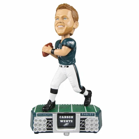 Carson Wentz Philadelphia Eagles Stadium Lights Bobblehead NFL Cover