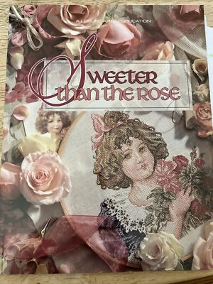 Leisure Arts Cross Stitch Pattern Book SWEETER THAN THE ROSE 96 Pages Fairies - Image 1 of 4