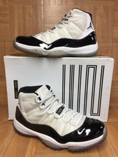 RARE🔥 Nike Air Jordan 11 XI Retro White Black Dark Concord Sz 11 378037-107 LE