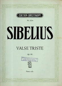 @SC1 SIBELIUS VALSE TRISTE OP. 44 N. 2224 spartito piano SOLO - Imagen 1 de 1