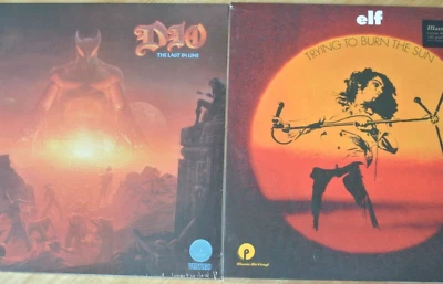 DIO The Last In Line LP + ELF Trying To Burn The Sun LP 180g Vinyl Sealed - Image 1 of 3