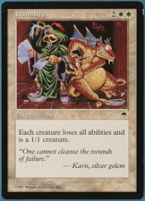 Humility Tempest PLD White Rare MAGIC THE GATHERING CARD (ID# 239650) ABUGames