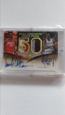 2006-07 UD Exquisite Dual Auto Patch Emeka Okafor David Robinson 07/50