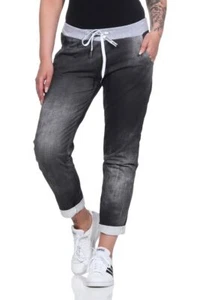 Damen Hose Sweatpants Jogginghose Baumwolle Freizeithose Onesize 36-42 Model 28 - Bild 1 von 1