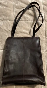 Brown Genuine Leather Handbag Purse by Marlo - Picture 1 of 11