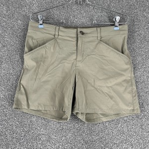 Patagonia Shorts Adult 6 Beige Khaki Tan Casual Outdoor Hiking Flat Front Ladies