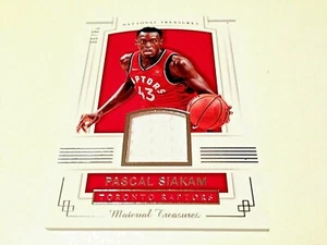 Pascal Siakam 2018 Panini National Treasures Silver Mat.Treas,GameWornJersey#/99 - Bild 1 von 2