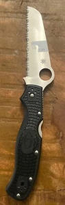 Spyderco Knives Rescue 3 Lockback Black FRN VG-10 C14SBK3 Factory 2nd - Picture 1 of 7