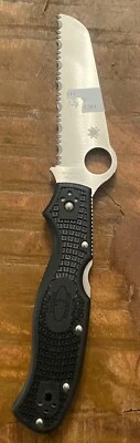 Spyderco Knives Rescue 3 Lockback Black FRN VG-10 C14SBK3 Factory 2nd - Image 1 of 4