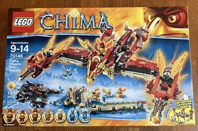 LEGO LEGENDS OF CHIMA: Flying Phoenix Fire Temple (70146) - New in Sealed Box - Image 1 of 4