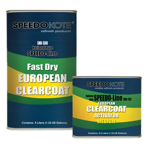 Fast Cure European Clear Coat, SMR-1300/1102 7.5 Liter Euro Clearcoat w/Med Act. - Picture 1 of 3