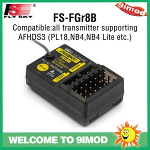 FlySky FGr8B 2.4G 8CH Receiver PWM/PPM for PL18 NB4 NB4 Lite AFHDS 3 Transmitter - Picture 1 of 10