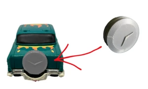 MASK HURRICANE Spare Tyre / Landmine Replacement - Reproduction Part Kenner 80s - Picture 1 of 10