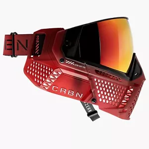 CRBN ZERO paintball goggle system. Pro Fade BLOOD: LESS Coverage. BNIB. Rare! - Picture 1 of 4