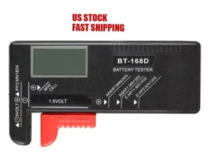 Digital Battery Tester Checker 1.5V And AA AAA Cell BT-168D LCD Power Measure