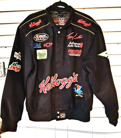 TERRY LEBONTE NASCAR KELLOGGS RACING JACKET  J H DESIGN MENS SIZE MEDIUM Cover