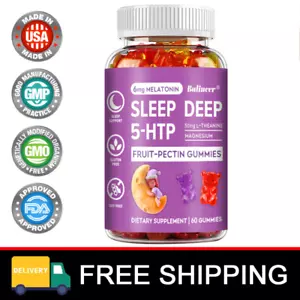 Sleep Deep 5-HTP Gummies - Good For Relax,Promotes Deep And Restful Sleep - Picture 1 of 9
