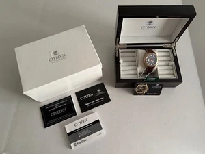 CITIZEN 43MM ECO DRIVE RADIO CONTROLLED CHRONO A-T, LIMITED EDITION, CB0003-08X. - Picture 1 of 24