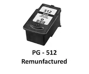 REM PG-512 PG512 PG510XL Ink Cartridge for Canon MP280 MP492 MP495 MX330 - Picture 1 of 1