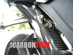 04-05-06 YAMAHA YZF R1 CARBON FIBER EXHAUST SHIELD 2004, 2005, 2006 - Picture 1 of 3