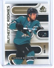 2022-23 THOMAS BORDELEAU UPPER DECK SP GAME USED #176 RC BASE #ED 059/120!!
