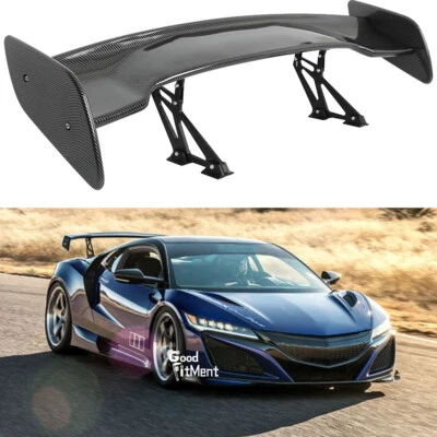 Alerón trasero de fibra de carbono para Acura NSX cupé 57" ajuste de ala de carreras Foto 1 de 4