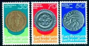 1977 Gold and Silver coins,Munze,Capricorn,Constantius II,Liechtenstein,677,MNH - Picture 1 of 1