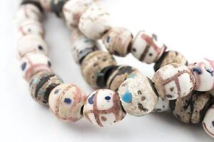 Antique Venetian Medicine Man Trade Beads Double Strand 11mm Ethiopia African