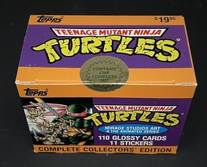1989 Topps Teenage Mutant Ninja Turtles Complete Collectors Edition Set