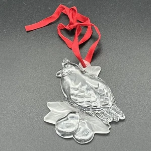 Tiffany & Co. Crystal Glass Ornament Bird 1998 - Picture 1 of 5