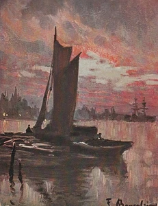 Art postcard HSM series 726 Weltpostverein Union postalle universelle Korrespond - Picture 1 of 3