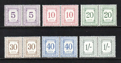 (925) Набор почтовых отправлений KUT 1935-60 SGD7-D12 пары как новые без наклеек и следов - Изображение 1 из 2