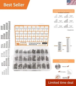 392-teiliges Edelstahl-Druckfedern-Set - 24 Größen für Heimwerkerprojekte - Bild 1 von 7