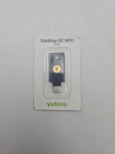 Yubico YubiKey 5c NFC Fips USB-C Klucz bezpieczeństwa Uwierzytelnianie dwuskładnikowe - Zdjęcie 1 z 2