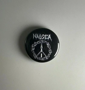 Nausea Punk 1” Button N013B Badge Pin - Picture 1 of 2