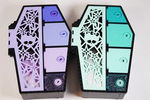 Monster High Skulltimate Secrets Locker Lot of 2 Cases Only - Picture 1 of 7