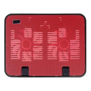 14 Inch Notebook Cooler Portable Laptop Cooling Pad Slim Stand Fan - Afbeelding 1 van 12
