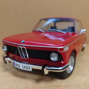 1/18 Bmw 1602 1971 rojo Solido Die-Cast Minicar - Imagen 1 de 10