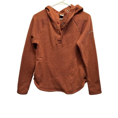 Columbia Mujeres LS Sudadera con Capucha Cálida Coral Talla S Bolsillos Gorpcore Foto 1 de 4